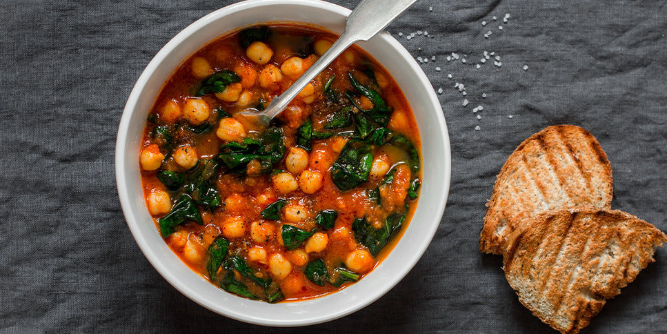 Chickpea and Spinach Stew