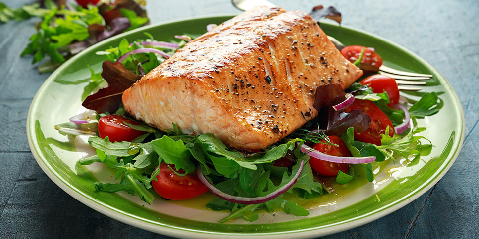 Grilled Salmon Salad
