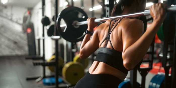 Women lifting weights