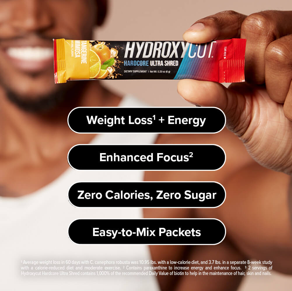 Hardcore Ultra Shred Drink Sticks [B Vitamins & Electrolytes]