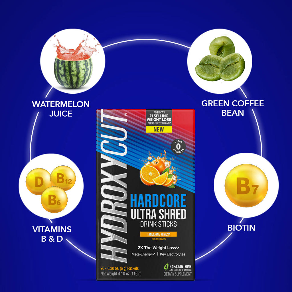 Hardcore Ultra Shred Drink Sticks