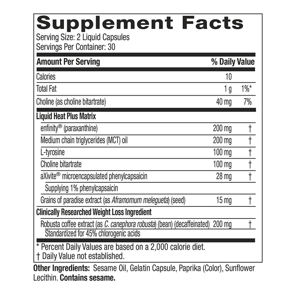 Hydroxycut Hardcore Liquid Heat