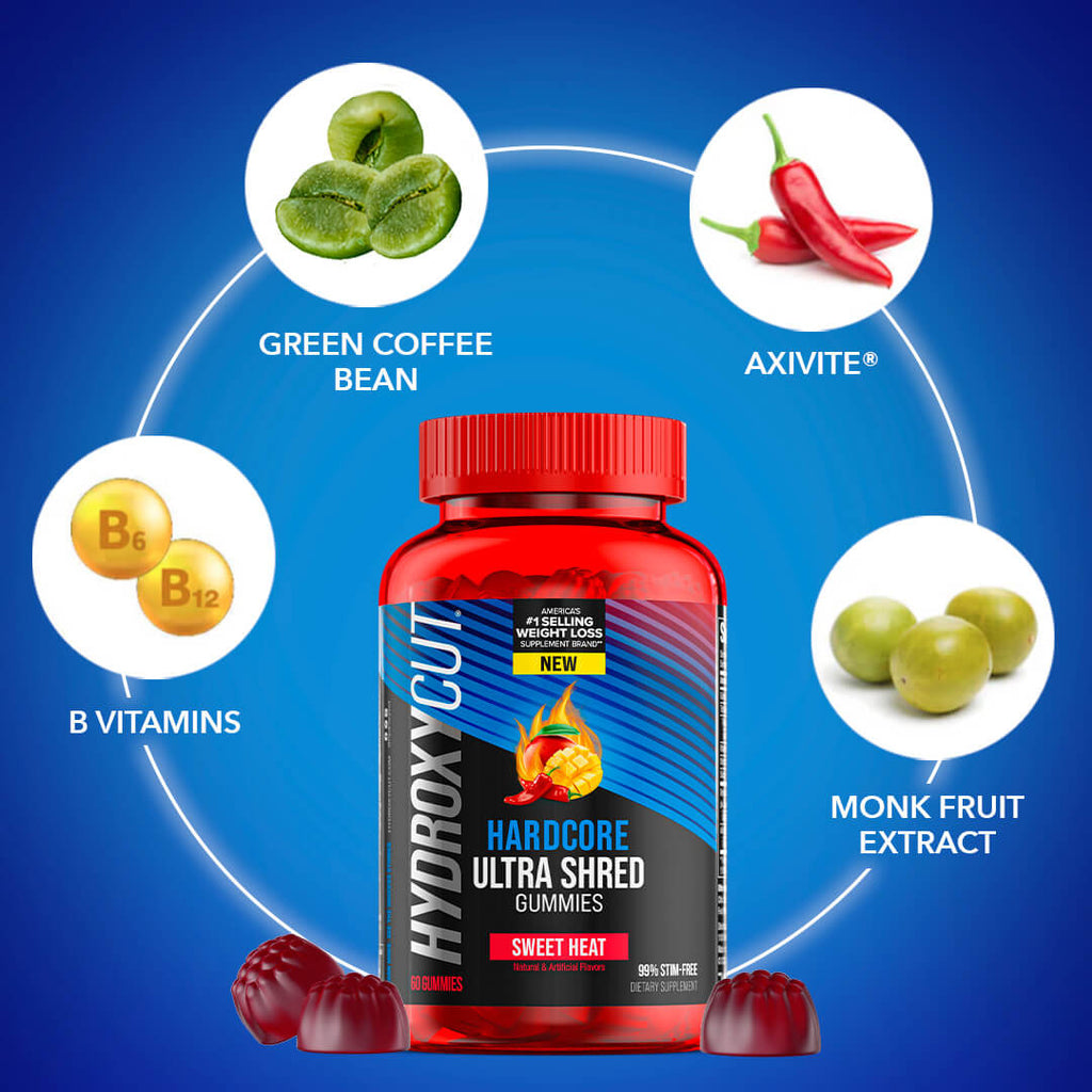 Hydroxycut Hardcore Ultra Shred Gummies
